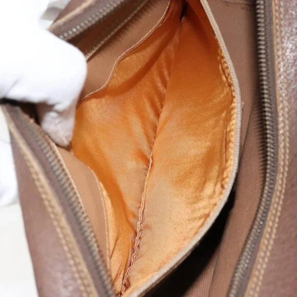 GUCCI GG Supreme Clutch Bag PVC Leather Beige Gold 014 58 6086 Auth bs31128 - Picture 13 of 16